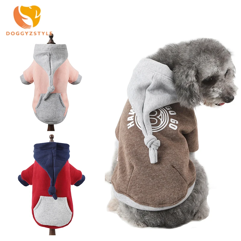 Pet Dog Sweatshirt Thickening Winter Warm Pet Coat Clothing Tail Cap Puppy Hoodie For Small Dogs Costume Apparel DOGGYZSTYLE
Pet Dog Sweatshirt Thickening Winter Warm Pet Coat Clothing Tail Cap Puppy Hoodie For Small Dogs Costume Apparel DOGGYZSTYLE