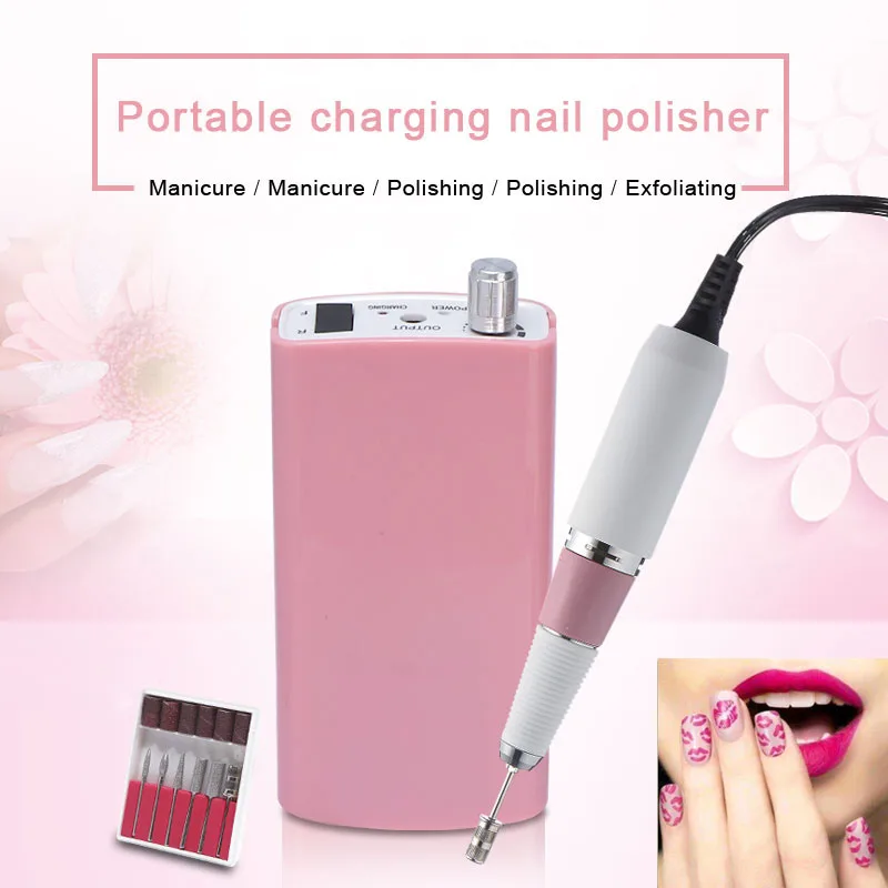 Portable Charging Nail Polisher US/EU/UK Plug 30000 RPM Cordless Nail File Drill Kit Electric Manicure Pedicure Nail Art Machine
Portable Charging Nail Polisher US/EU/UK Plug 30000 RPM Cordless Nail File Drill Kit Electric Manicure Pedicure Nail Art Machine