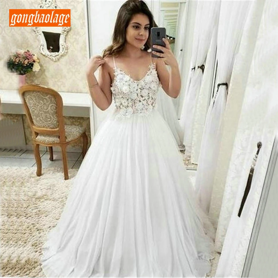 Elegant Boho Chiffon White Wedding Dress Modern Chapel Spaghetti Straps A Line Wedding Gowns Country Garden Beach Bridal Dresses
Elegant Boho Chiffon White Wedding Dress Modern Chapel Spaghetti Straps A Line Wedding Gowns Country Garden Beach Bridal Dresses