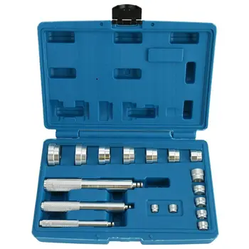 New 17pcs/set Aluminium Wheel Bearing Race Seal Drivers Bush Removal Tool Kit qiang
New 17pcs/set Aluminium Wheel Bearing Race Seal Drivers Bush Removal Tool Kit qiang