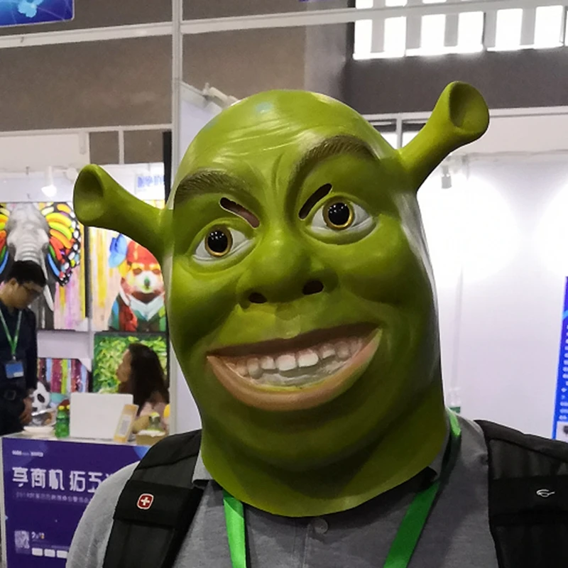 Animal Green Shrek Environmentally friendly Latex Masks Movie Funny Joke Cosplay Prop Adult Costume Party Mask for Halloween
Animal Green Shrek Environmentally friendly Latex Masks Movie Funny Joke Cosplay Prop Adult Costume Party Mask for Halloween