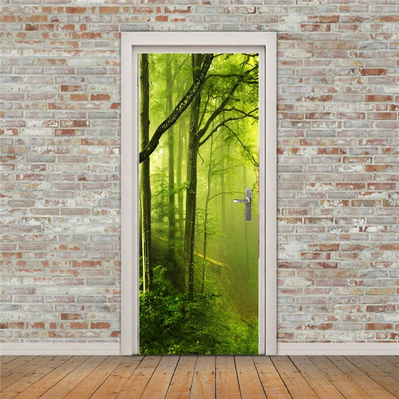 Free shipping 3D forest Fog jungle view Door Wall Stickers Bedroom Home Decor Poster PVC Waterproof Door Sticker 77x200cm
Free shipping 3D forest Fog jungle view Door Wall Stickers Bedroom Home Decor Poster PVC Waterproof Door Sticker 77x200cm