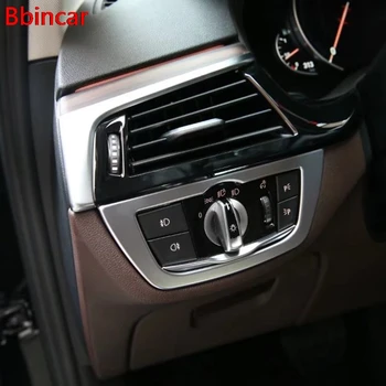 Bbincar Interior Styling ABS Chrome Car Front Headlight Head Fog Light Lamp Switch Button Trim For BMW 5 Series G30 2017 2018
Bbincar Interior Styling ABS Chrome Car Front Headlight Head Fog Light Lamp Switch Button Trim For BMW 5 Series G30 2017 2018