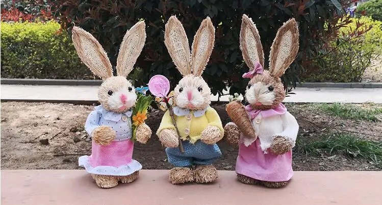35cm Straw Rabbit. Sen Home Furnishing Shop Decoration Ornaments Hand-Made Shooting Props
35cm Straw Rabbit. Sen Home Furnishing Shop Decoration Ornaments Hand-Made Shooting Props