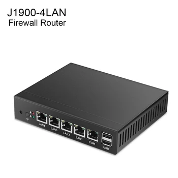 4 Gigabit Ethernet LAN Mini PC Firewall Routers Celeron J1900 Quad Core pfSense