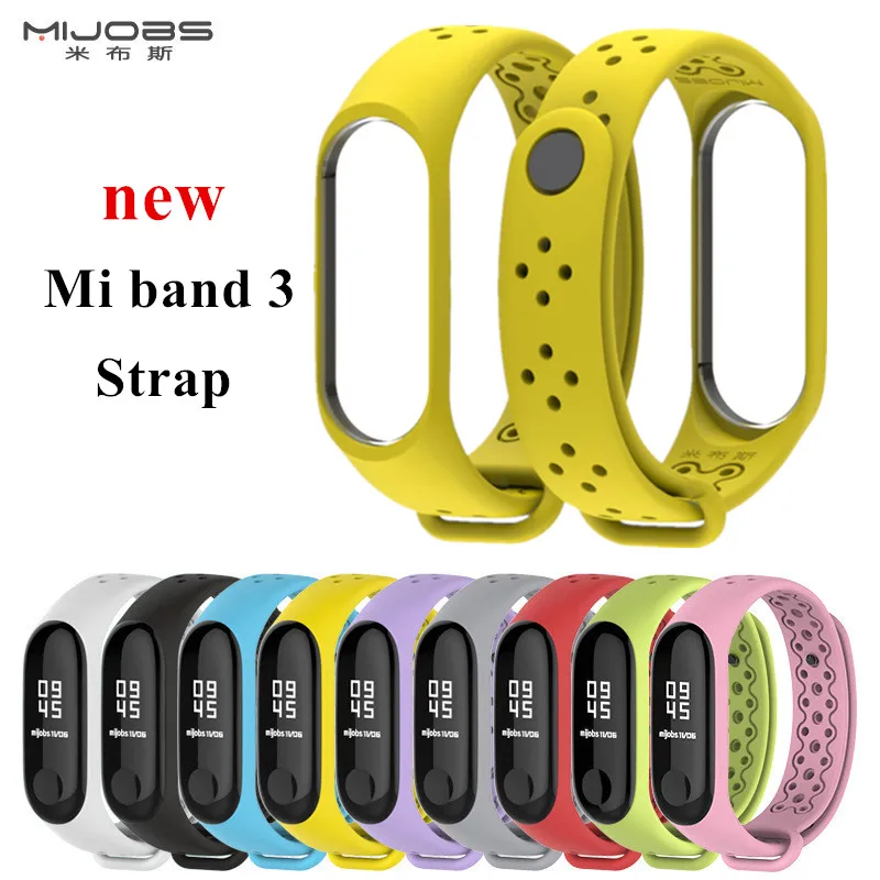 MIJOBS Mi Band 3 Strap Bracelet wrist strap watch Mi band3 accessories smart bracelet sport Silicone miband for Xiaomi mi band 3
MIJOBS Mi Band 3 Strap Bracelet wrist strap watch Mi band3 accessories smart bracelet sport Silicone miband for Xiaomi mi band 3