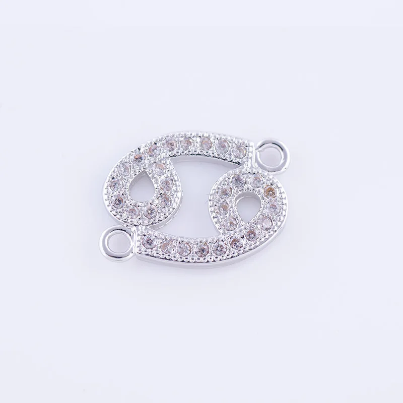 Supplies For Jewelry 5pcs Zircon Cancer Charms For Jewelry Making Handicraft Copper Micro Pave Czech Charms Jewelry Findings
Supplies For Jewelry 5pcs Zircon Cancer Charms For Jewelry Making Handicraft Copper Micro Pave Czech Charms Jewelry Findings
