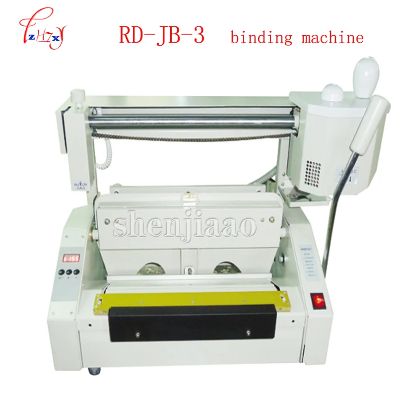 

Desktop glue books binding machine glue book binder machine hot melt glue binding machine booklet maker RD-JB-3 110V/220V 1pc