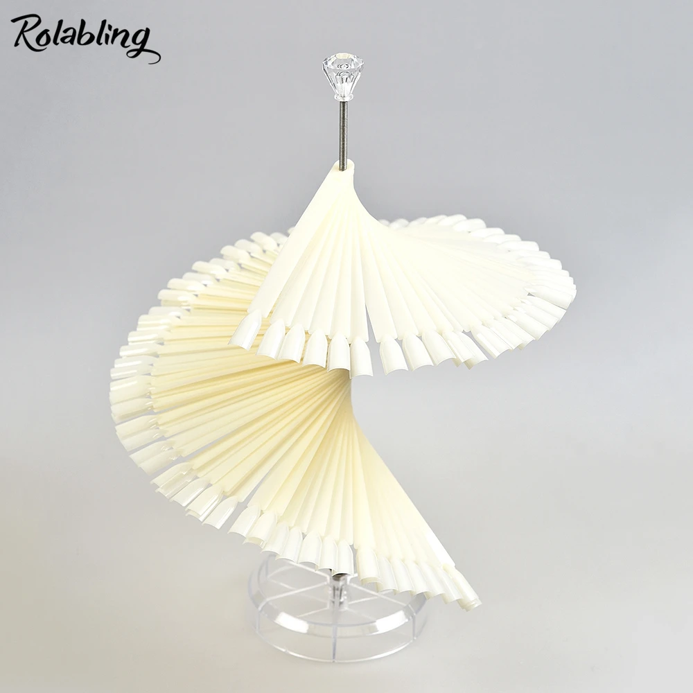Rolabling 120pcs Acrylic Nail Spiral Display Stand Color Chart Natural/Clear False Fake Nail Tips Manicure Accessories Tools
Rolabling 120pcs Acrylic Nail Spiral Display Stand Color Chart Natural/Clear False Fake Nail Tips Manicure Accessories Tools