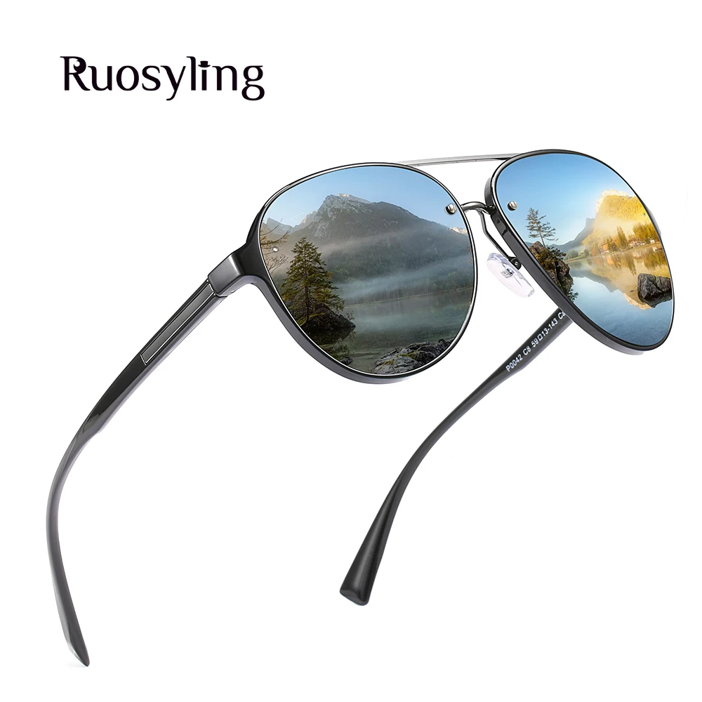 Ruosyling Pilot Sunglasses Men Male Polarized UV 400 TR Frame Polaroid Lens 2019 New Arrival Men's Sun Glasses Boys Ultra Light
Ruosyling Pilot Sunglasses Men Male Polarized UV 400 TR Frame Polaroid Lens 2019 New Arrival Men's Sun Glasses Boys Ultra Light