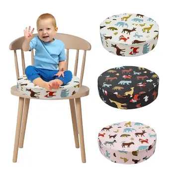 Children Dining Chair Heightening Cushion Dining Chair Pad Animal Pattern Round Removable Kids Highchair Seat Cushion
Children Dining Chair Heightening Cushion Dining Chair Pad Animal Pattern Round Removable Kids Highchair Seat Cushion
