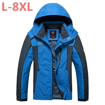 Plus size 10XL 8XL 6XL 5XL 4XL Men's Jackets Waterproof Spring Hooded Coats Men Outerwear Army Solid Casual Brand Male Clothing 
Plus size 10XL 8XL 6XL 5XL 4XL Men's Jackets Waterproof Spring Hooded Coats Men Outerwear Army Solid Casual Brand Male Clothing