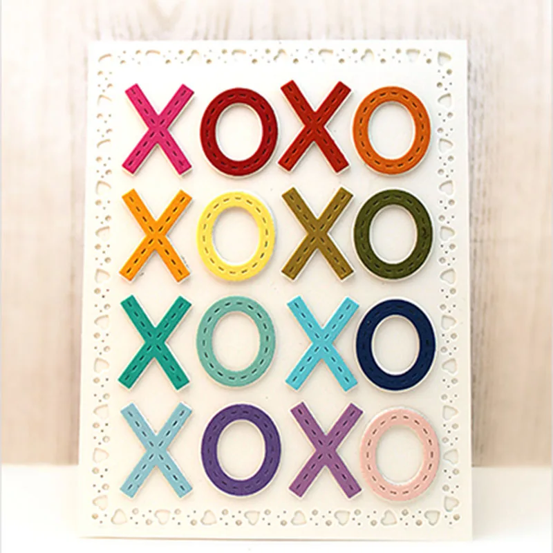 Valentine Stitch XOXO Heart Metal Cutting Dies Stencils For DIY Scrapbooking Decorative Embossing Cards Craft Die Cut Template
Valentine Stitch XOXO Heart Metal Cutting Dies Stencils For DIY Scrapbooking Decorative Embossing Cards Craft Die Cut Template