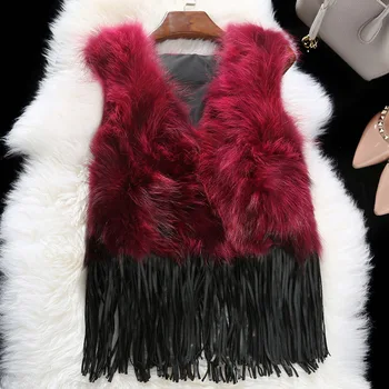 S-6XL New Fashion Autumn & Winter Women Clothes high-imitation Fox fur Coat Female Short Faux fur Vest Coat
S-6XL New Fashion Autumn & Winter Women Clothes high-imitation Fox fur Coat Female Short Faux fur Vest Coat