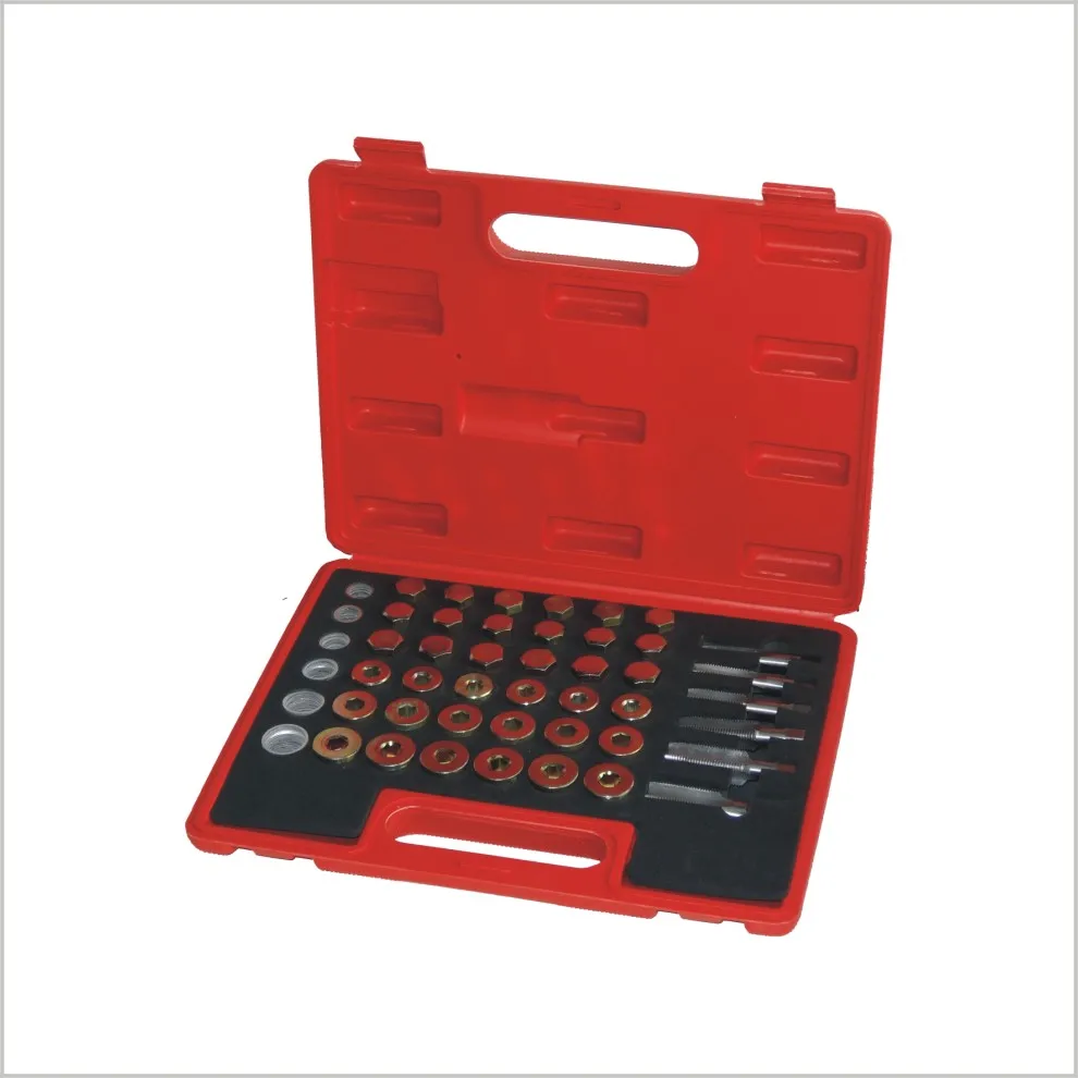 Wintools 114PC Oil Pan Drain Sump Plug Key Thread Repair Tool Kit Set Drain plug WT04A5038
Wintools 114PC Oil Pan Drain Sump Plug Key Thread Repair Tool Kit Set Drain plug WT04A5038