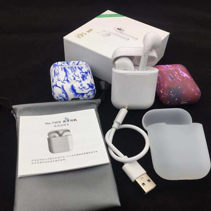 Mini i9s pk i10 tws air pods wireless bluetooth headset Earbuds wireless earphones bluetooth 5.0 earphone for iphone X,XS,huawei
Mini i9s pk i10 tws air pods wireless bluetooth headset Earbuds wireless earphones bluetooth 5.0 earphone for iphone X,XS,huawei