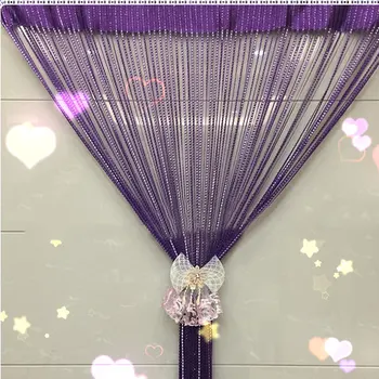 Crystal Beads Curtain Rope Gray Purple Door Curtain Divider Window Panel Room Glitter Ball Tassel String Curtains On The Window
Crystal Beads Curtain Rope Gray Purple Door Curtain Divider Window Panel Room Glitter Ball Tassel String Curtains On The Window