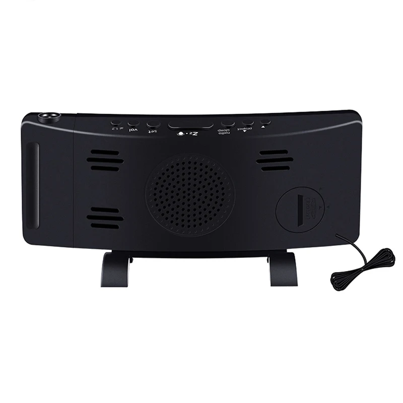 Radio Alarm Clock Projector Digital LED8