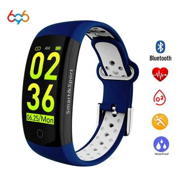 696 Q6S Smart Bracelet HR Fitness Tracker Wristband SleepTracker Waterproof IP68 Activity Tracker Smart band for Android IOS
696 Q6S Smart Bracelet HR Fitness Tracker Wristband SleepTracker Waterproof IP68 Activity Tracker Smart band for Android IOS