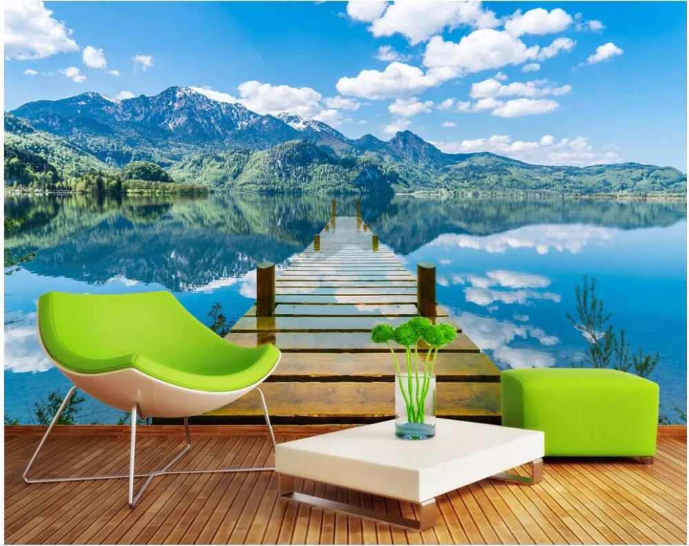 3d room wallpaper custom photo Lake water reflection single wood bridge TV backdrop 3d wall mural wallpaper for walls 3d
3d room wallpaper custom photo Lake water reflection single wood bridge TV backdrop 3d wall mural wallpaper for walls 3d