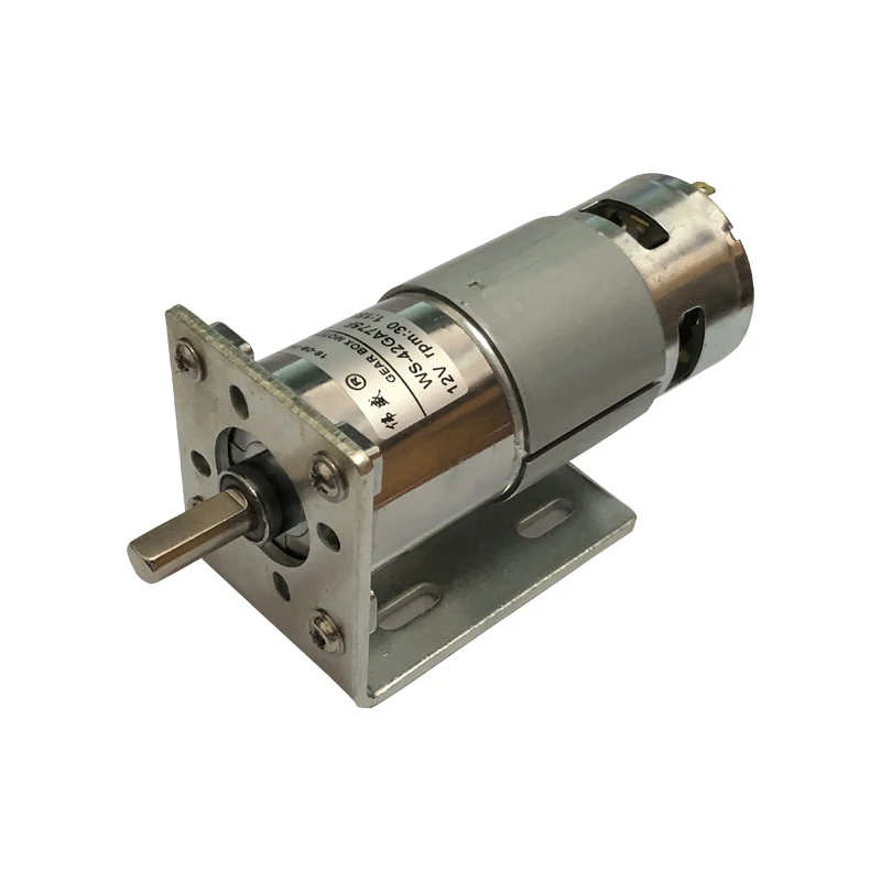 DC geared motor 12V/24V high power and high torque 775 motor forward and reverse adjust speed motor
DC geared motor 12V/24V high power and high torque 775 motor forward and reverse adjust speed motor