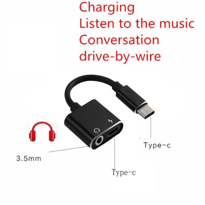 3.5mm Audio Type-c to Type-c Converters Type C Adapter Audio Cable Charge Adapter USB Type C converter
3.5mm Audio Type-c to Type-c Converters Type C Adapter Audio Cable Charge Adapter USB Type C converter