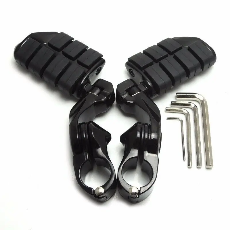 Black 1 1/4" 1.25" 32mm Motorcycle Highway Footrest Pedals & Short Angled Clamps Foot Pegs Kits For Touring Road Electra
Black 1 1/4" 1.25" 32mm Motorcycle Highway Footrest Pedals & Short Angled Clamps Foot Pegs Kits For Touring Road Electra
