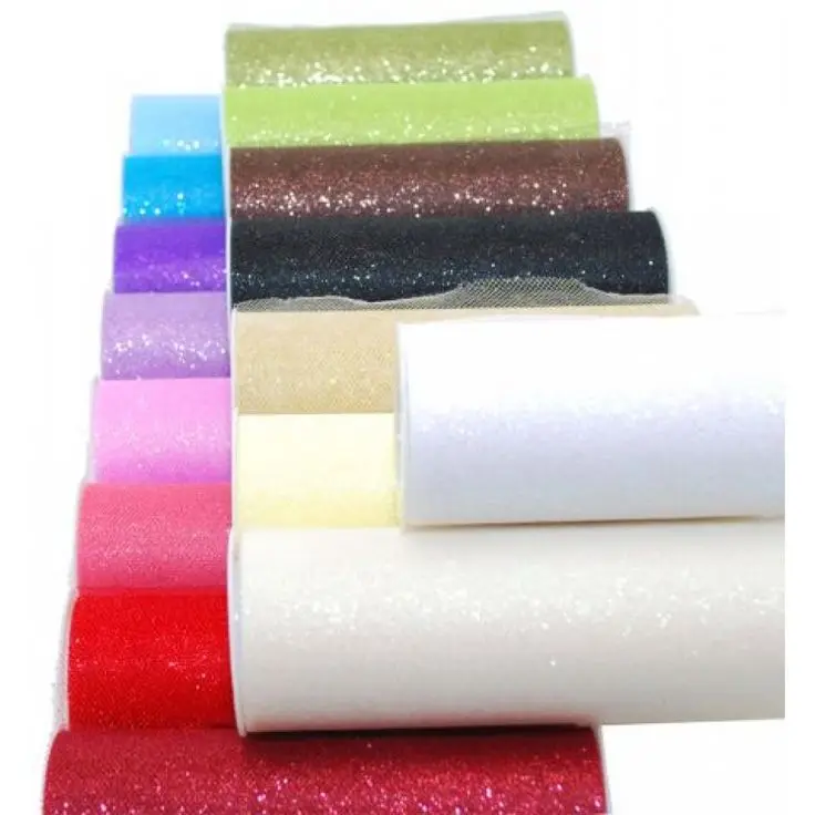 Multicolors Glitter Shimmering Tulle Roll 6"x25yd Wedding Gift Bow Craft Tutu Shirt Wedding Decoration 24 color available
Multicolors Glitter Shimmering Tulle Roll 6"x25yd Wedding Gift Bow Craft Tutu Shirt Wedding Decoration 24 color available