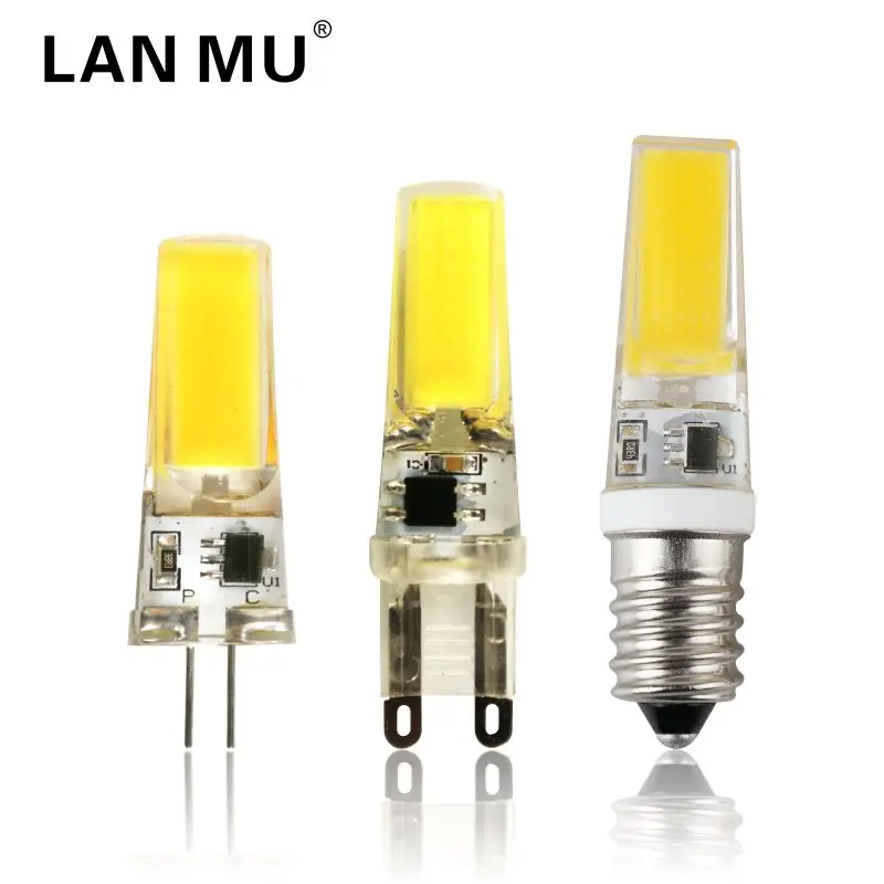 LAN MU LED Lamp Bulb Dimmable G4 G9 E14 3W 220V COB LED 360 Beam Angle Lights Replace halogen lamps Spotlight Chandelier
LAN MU LED Lamp Bulb Dimmable G4 G9 E14 3W 220V COB LED 360 Beam Angle Lights Replace halogen lamps Spotlight Chandelier