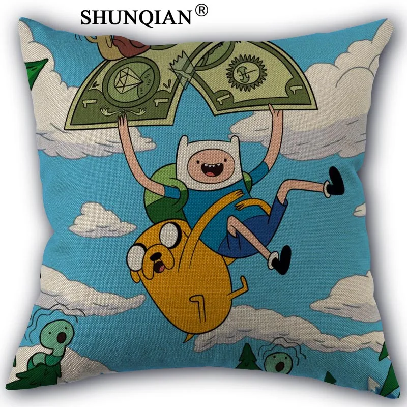 adventure time Pillow Cover Custom Cotton Linen Decorative Pillows Covers Case For Textiles Chair 45x45cm one side A1017
adventure time Pillow Cover Custom Cotton Linen Decorative Pillows Covers Case For Textiles Chair 45x45cm one side A1017