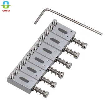 Guitar Accesories Parts 1 Set Chrome Plated Tremolo Bridge Saddles & Wrench for Guitar Set of 6pcs
Guitar Accesories Parts 1 Set Chrome Plated Tremolo Bridge Saddles & Wrench for Guitar Set of 6pcs
