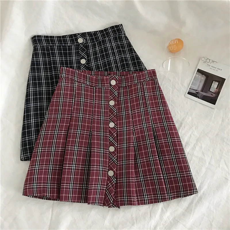 2019 korean pop New streetwear wild vintage plus size saia womens harajuku chic plaid mini short skirt 0223-30
2019 korean pop New streetwear wild vintage plus size saia womens harajuku chic plaid mini short skirt 0223-30