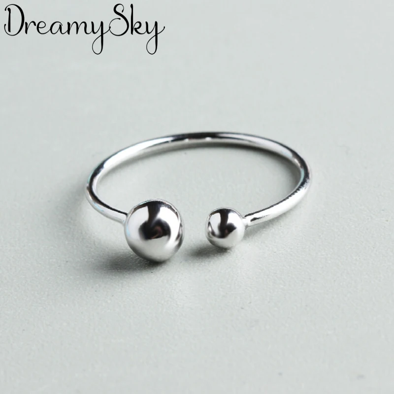 Personality Vintage 925 Sterling Silver Ball Beads Rings For Women Ladies Open Engagement Rings Girls Party Gifts Anillos
Personality Vintage 925 Sterling Silver Ball Beads Rings For Women Ladies Open Engagement Rings Girls Party Gifts Anillos