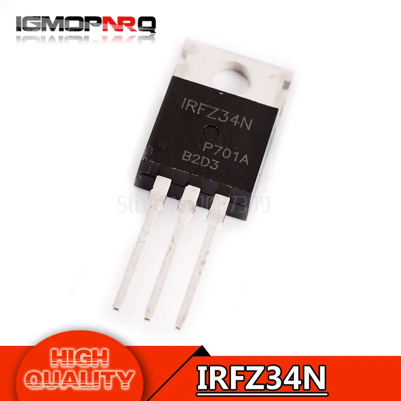10pcs free shipping IRFZ34N FZ34 IRFZ34NPBF MOSFET MOSFT 55V 26A 40mOhm 22.7nC TO-220 new original
10pcs free shipping IRFZ34N FZ34 IRFZ34NPBF MOSFET MOSFT 55V 26A 40mOhm 22.7nC TO-220 new original