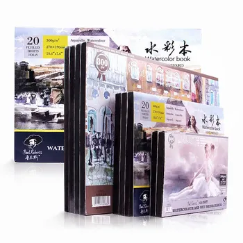 Semi Cotton Pulp Watercolor Paper Professional Book 300g 20 Sheets Water Absorption Paper for Watercolor Paint Pattern random
Semi Cotton Pulp Watercolor Paper Professional Book 300g 20 Sheets Water Absorption Paper for Watercolor Paint Pattern random