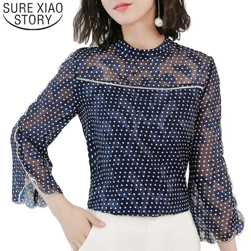 Fashion women blouse and tops off shoulder top 2019 chiffon blouse shirts ladies tops Flare Sleeve Polka Dot shirts 3437 50
Fashion women blouse and tops off shoulder top 2019 chiffon blouse shirts ladies tops Flare Sleeve Polka Dot shirts 3437 50