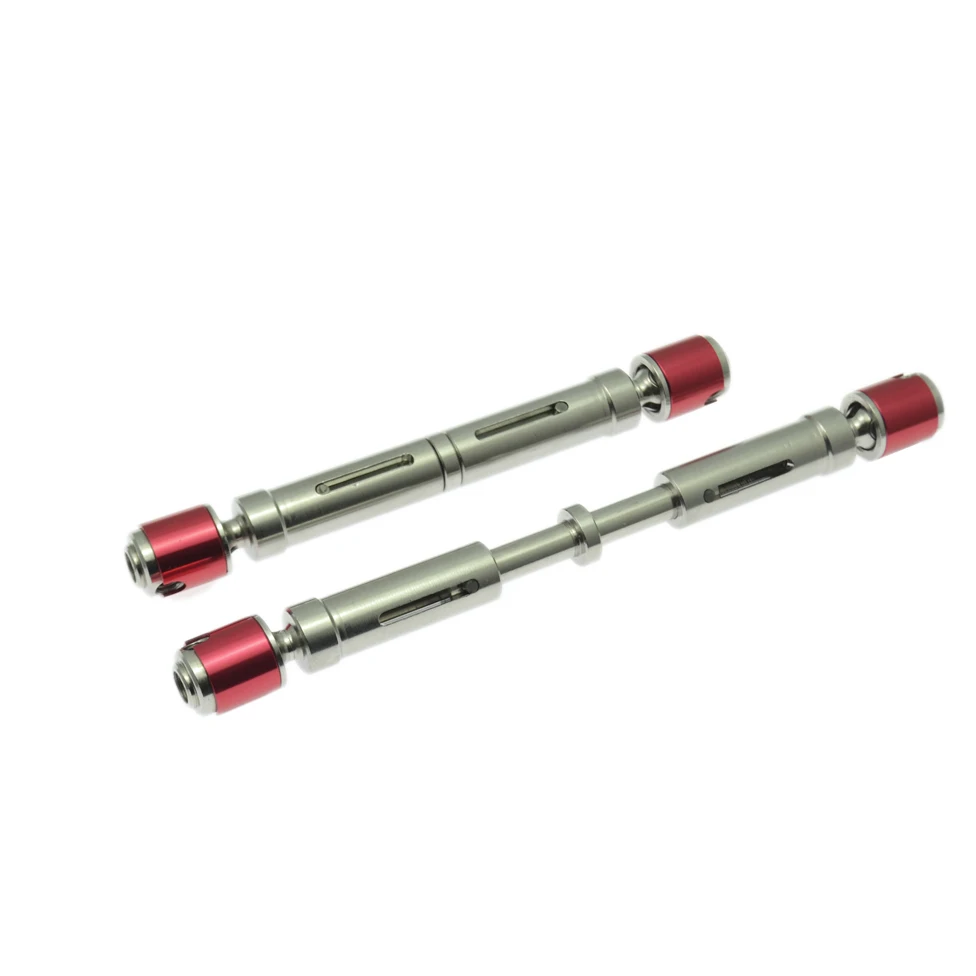 2pcs Stainless Steel Universal Drive Shaft 107-135mm for RC Rock Crawler D90 SCX10 Wraith Axial Jeep Wrangler
2pcs Stainless Steel Universal Drive Shaft 107-135mm for RC Rock Crawler D90 SCX10 Wraith Axial Jeep Wrangler