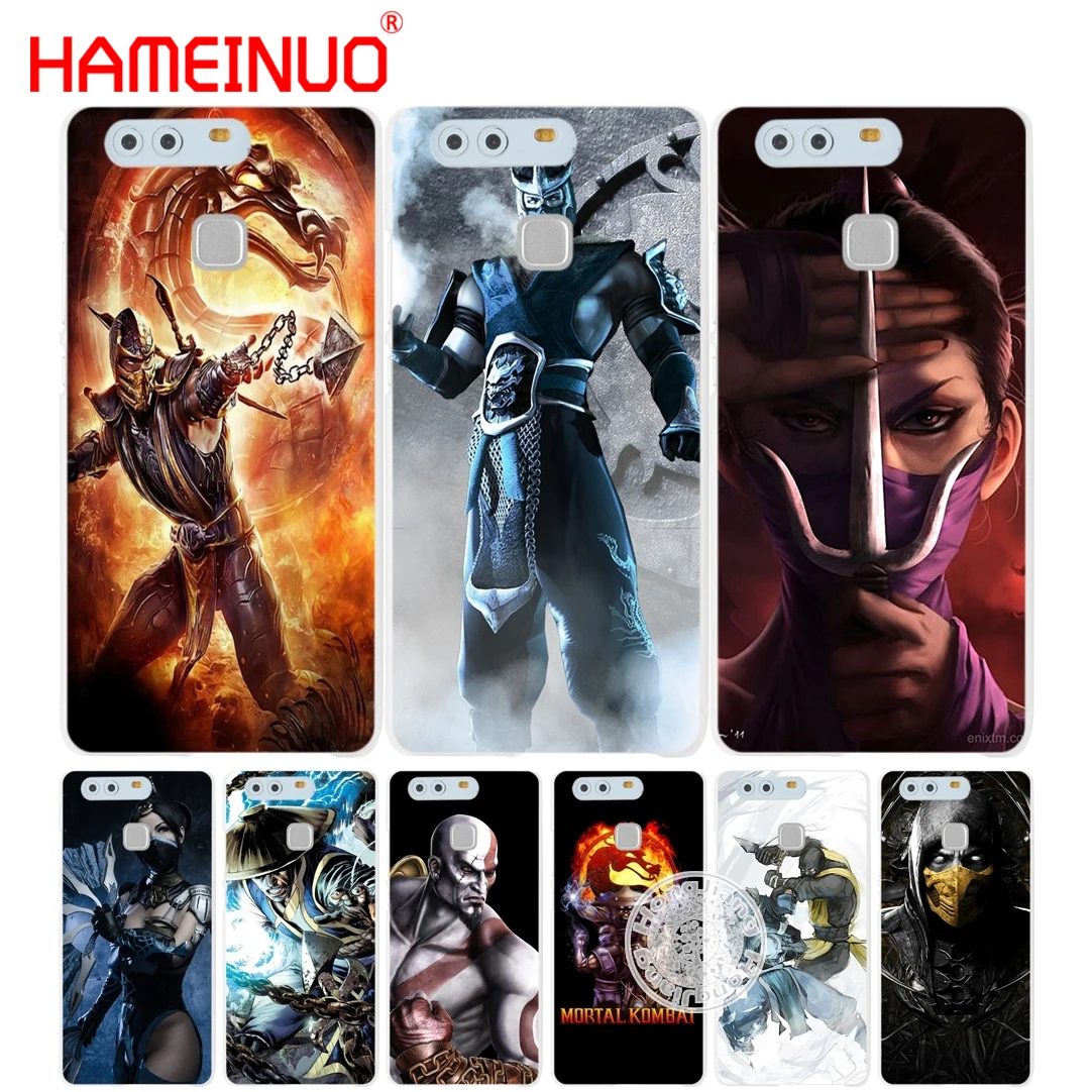 HAMEINUO Скорпион минусовой Mortal Kombat крышка чехол для телефона мобильного huawei Ascend P7 P8