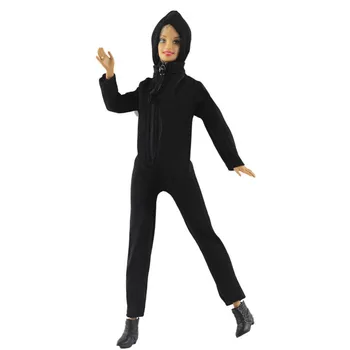 Black Fashion Outfits For Barbie Doll Jumpsuit Casual Clothes 1/6 Dollhouse Accessories Christmas Gift Kid Child Toys
Black Fashion Outfits For Barbie Doll Jumpsuit Casual Clothes 1/6 Dollhouse Accessories Christmas Gift Kid Child Toys