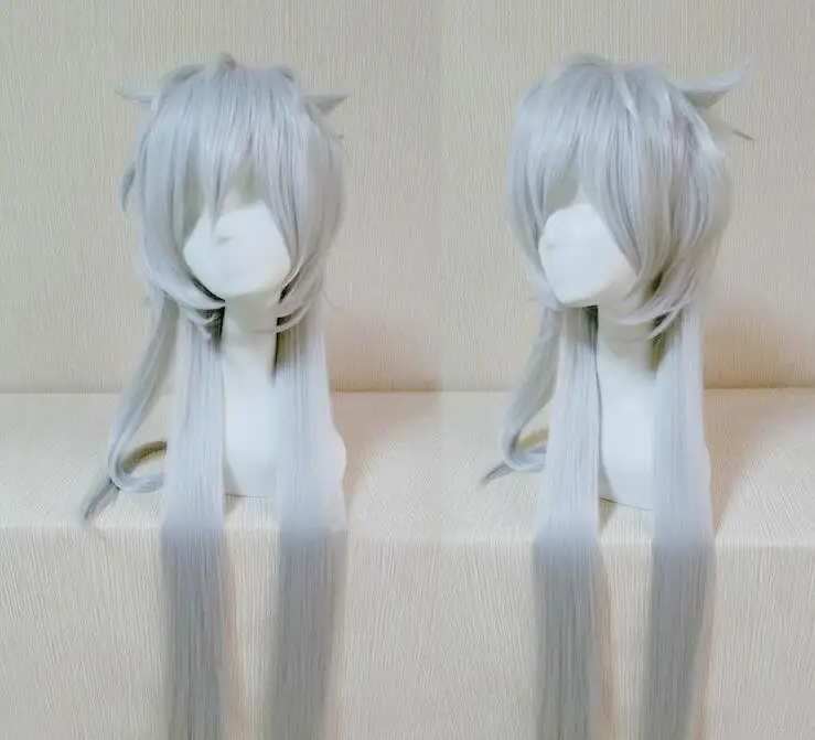 Touken Ranbu Online Kogitsunemaru Cosplay Wig High Quality Heat Resistant Synthetic Hair Unisex Anime Costume Party Silver
Touken Ranbu Online Kogitsunemaru Cosplay Wig High Quality Heat Resistant Synthetic Hair Unisex Anime Costume Party Silver