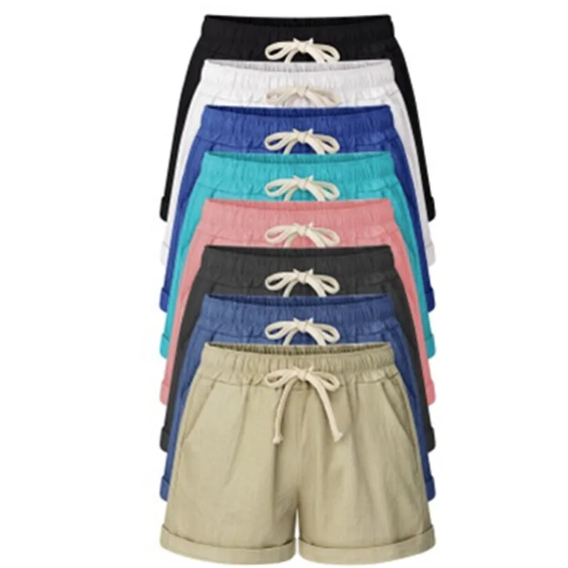 Shorts female summer Shorts new large size elastic waist loose shorts hot Shorts thin section casual solid color Shorts 440
Shorts female summer Shorts new large size elastic waist loose shorts hot Shorts thin section casual solid color Shorts 440