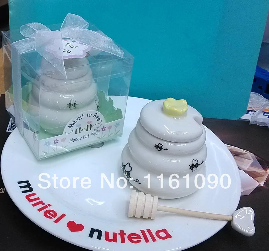 Free shipping Meant to Bee Ceramic Honey Pot+ 10SETLot wedding bridal shower favor gifts
Free shipping Meant to Bee Ceramic Honey Pot+ 10SETLot wedding bridal shower favor gifts