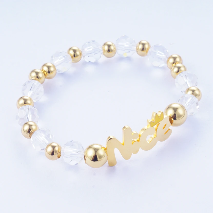 Yunkingdom Adjustable Beads Stone Gold Color Bracelet & Bangles Stainless Steel Bracelets for Women New 2019 Jewelry 3 colors
Yunkingdom Adjustable Beads Stone Gold Color Bracelet & Bangles Stainless Steel Bracelets for Women New 2019 Jewelry 3 colors