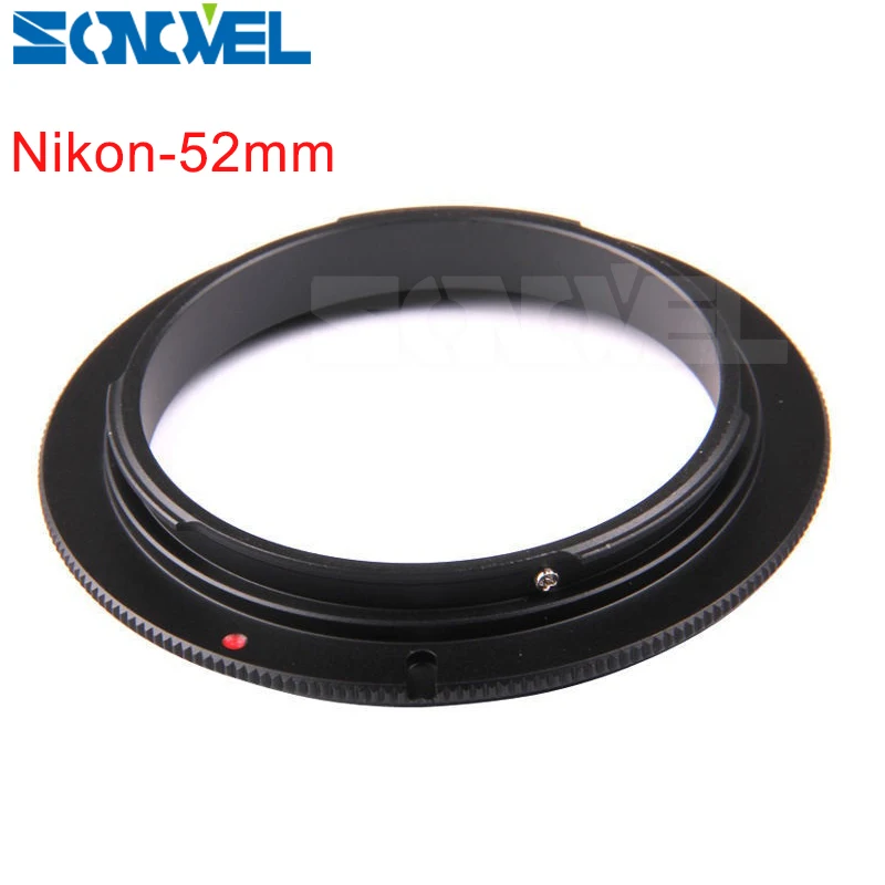 52 мм макрообъектив обратное переходное кольцо для Nikon AI AF Mount D7000 D7200 D5100 D5000 D3100 D3000