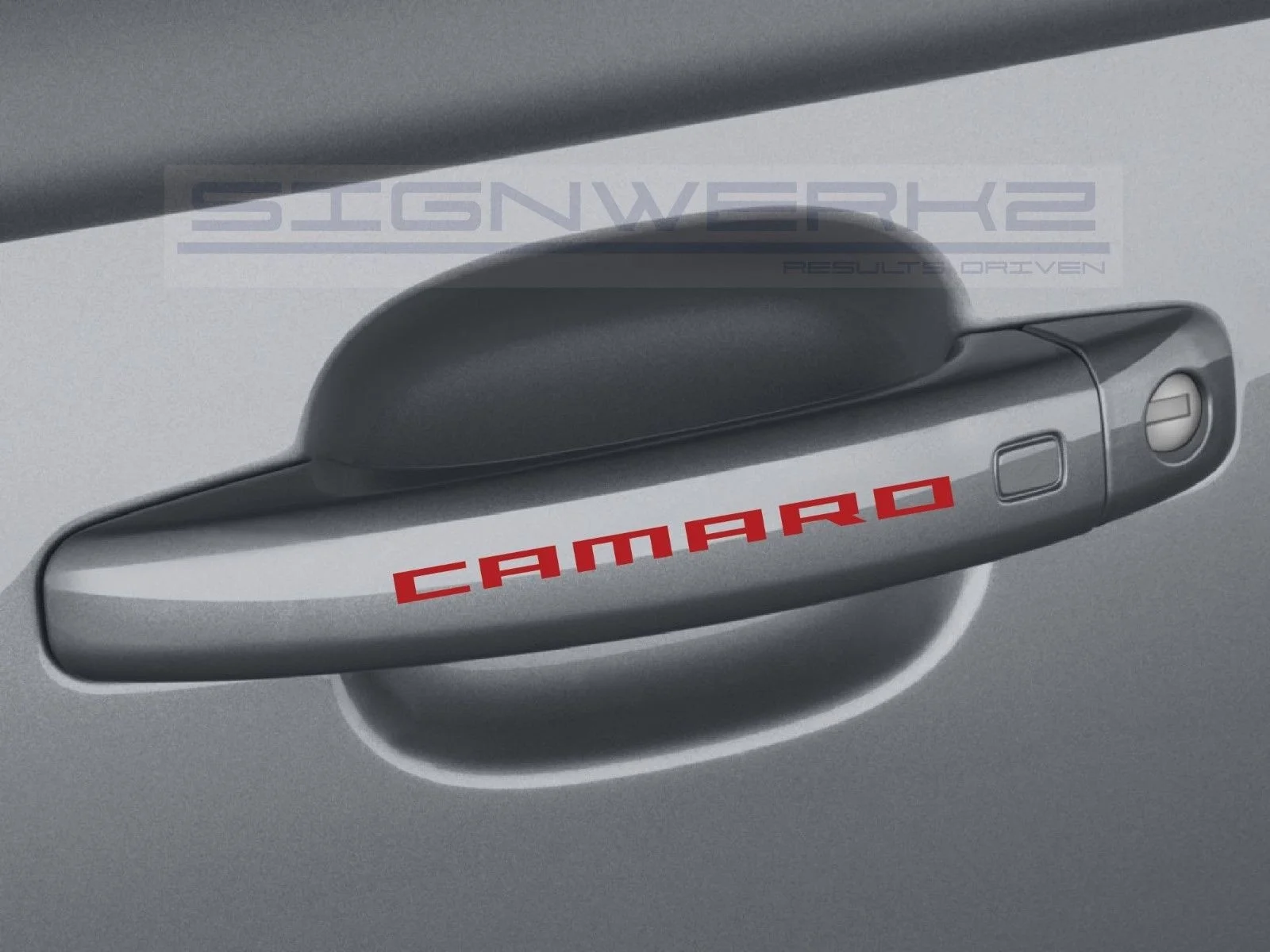 8 X Camaro SS Door Handle Wheel Decal Sticker Chevrolet Emblem Logo Vinyl A