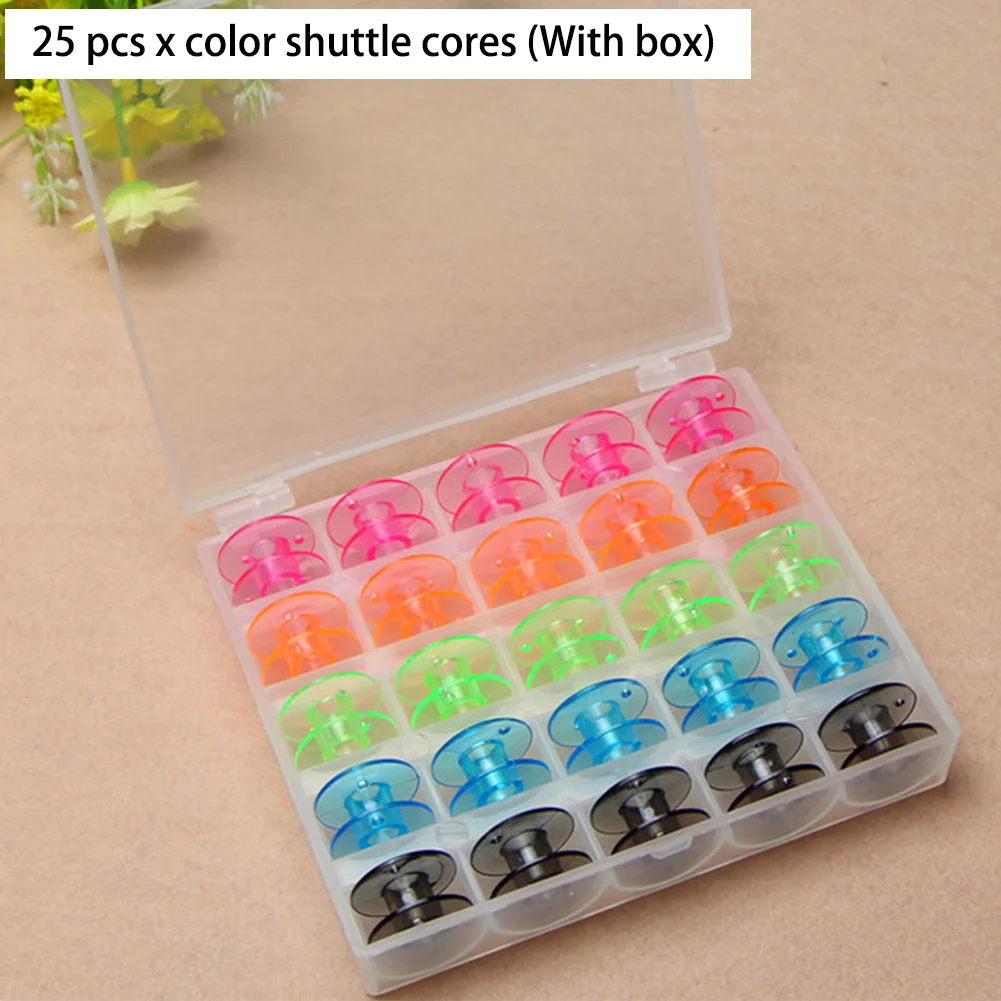 25Pcs Color The Bobbin Home Application Thread Random Color Sewing Machine Box Needlework Useful Colours Plastic
25Pcs Color The Bobbin Home Application Thread Random Color Sewing Machine Box Needlework Useful Colours Plastic