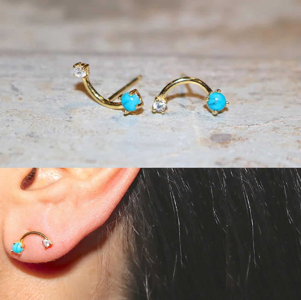 delicate cz turquoises stone half circle moon stud 925 sterling silver gold color women girl stone stud earring
delicate cz turquoises stone half circle moon stud 925 sterling silver gold color women girl stone stud earring