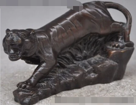 S0058 7"chinese fengshui bronze Ferocious evil zodiac year animal tiger success statue discount 30% (C0324)
S0058 7"chinese fengshui bronze Ferocious evil zodiac year animal tiger success statue discount 30% (C0324)