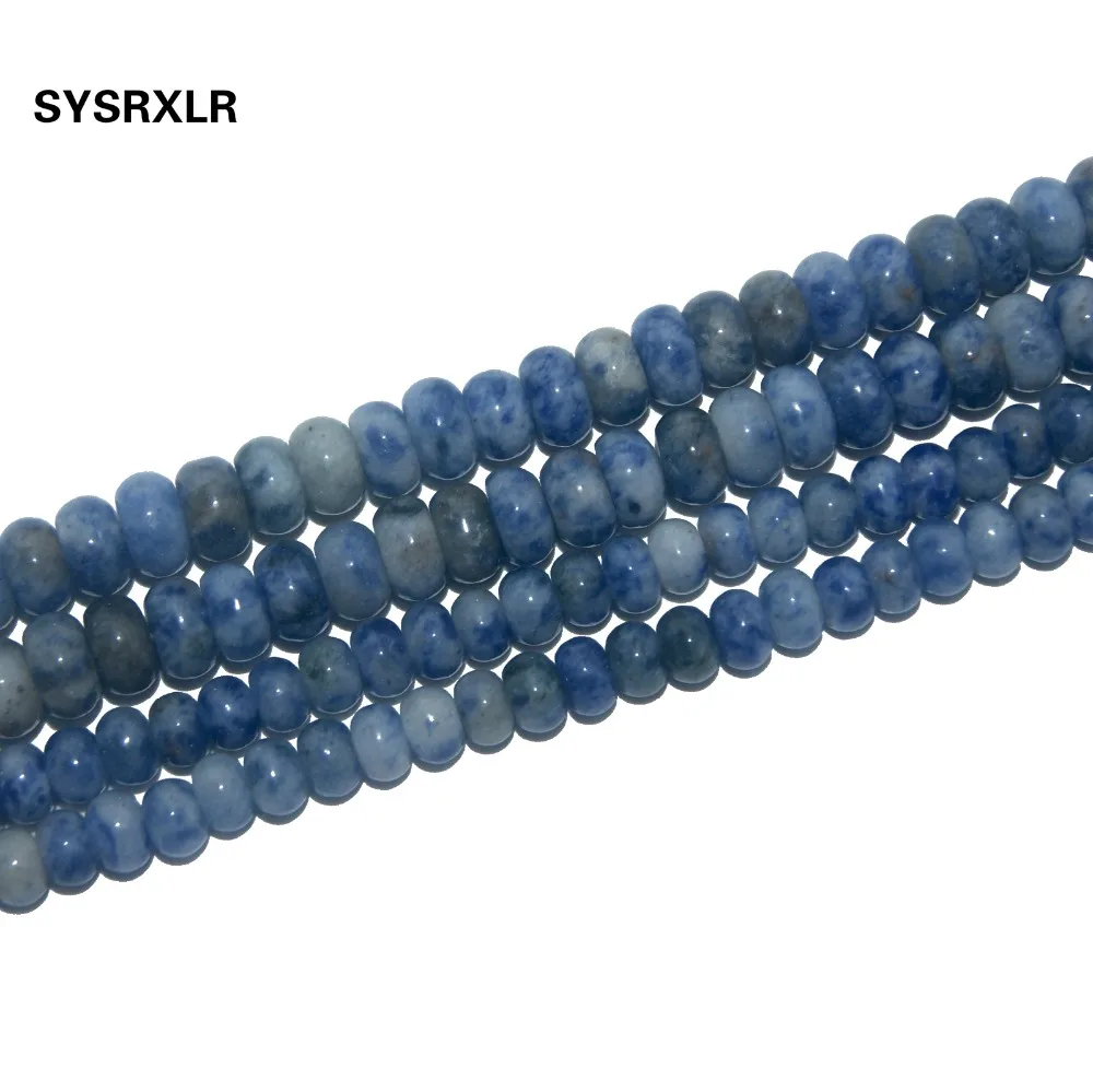 Free Shipping Dot Blue-Vein Sodalite Natural Stone Spacer Rondelle Beads For Jewelry Making DIY Bracelet Necklace 4*7/5*8 MM
Free Shipping Dot Blue-Vein Sodalite Natural Stone Spacer Rondelle Beads For Jewelry Making DIY Bracelet Necklace 4*7/5*8 MM