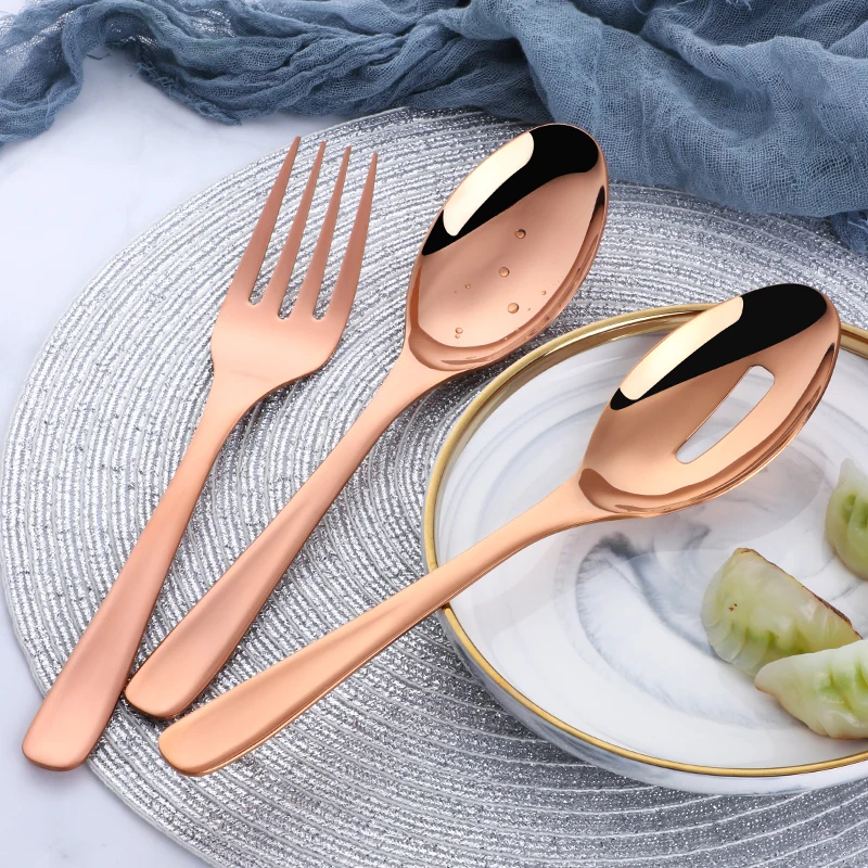 3Pcs Salad Server Set Stainless Steel Serving Spoon Fork Colander Golden Kitchen Utensil Black Tableware Party Restaurant Tool
3Pcs Salad Server Set Stainless Steel Serving Spoon Fork Colander Golden Kitchen Utensil Black Tableware Party Restaurant Tool